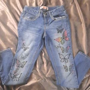 🌈🦋Rainbow butterfly jeans🌈🦋